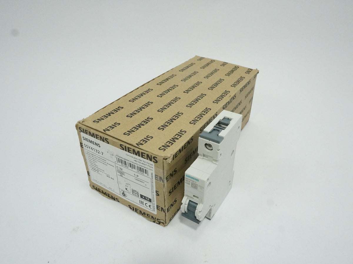 Siemens 5SY4132-7 MCB Miniature Circuit Breaker C32 1P Batch of 12pcs.