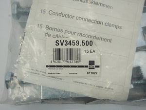 Rittal SV3459.500 SV3459.500 Terminal Block Busbar Connector Batch of 15 pcs.