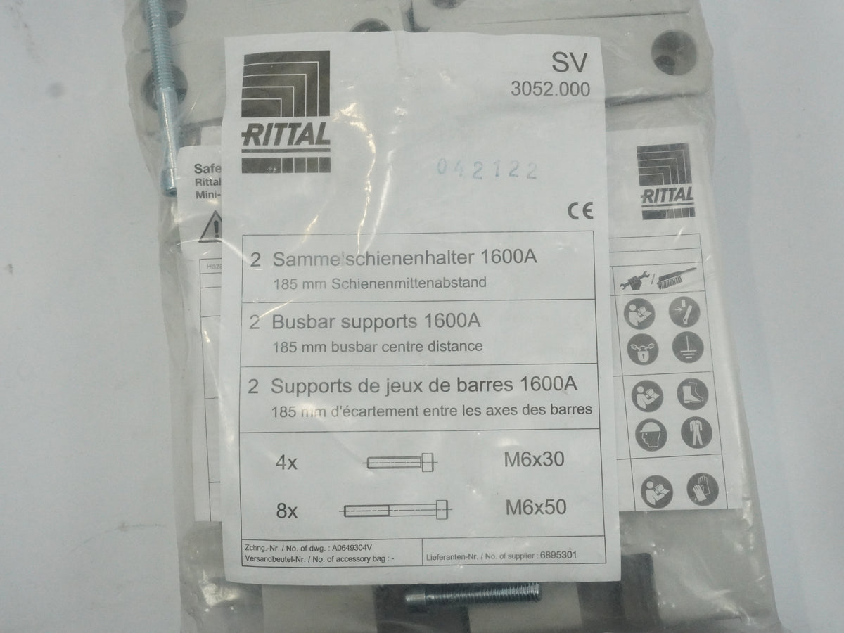 Rittal SV 3052.000 SV 3052.000 Busbar Support / Enclosure Busbar Component