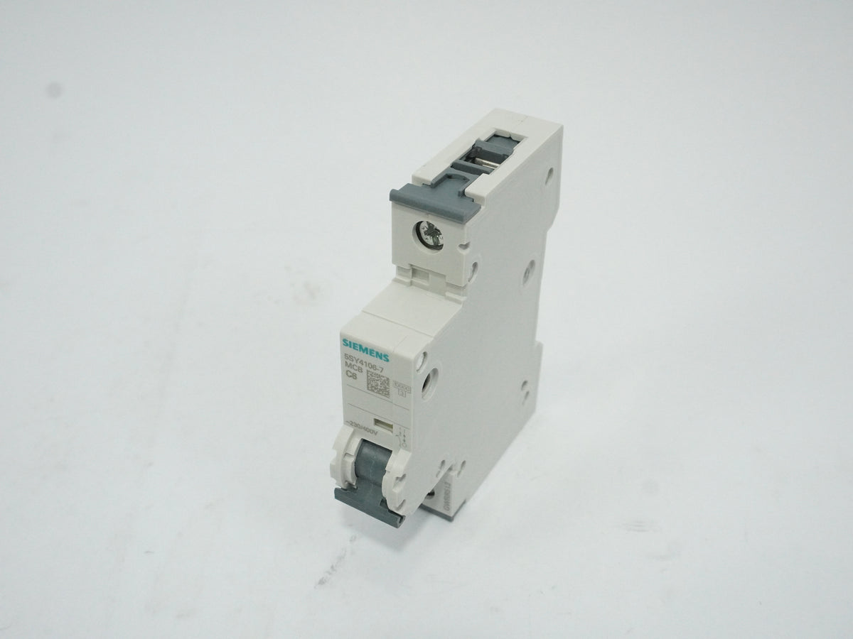 Siemens 5SY4106-7 MCB Miniature Circuit Breaker C6 1P Batch of 8 pcs.
