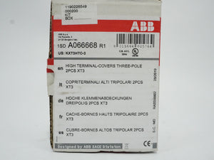 Abb 1SDA066668R1 High Terminal-Covers Three-Pole 2PCS XT3