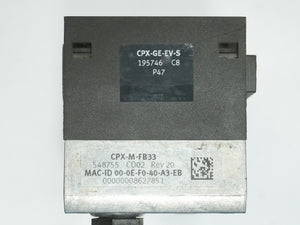 Festo 548755 CPX-FB 33 Field Bus Node / CPX-GE-EV-S End Plate