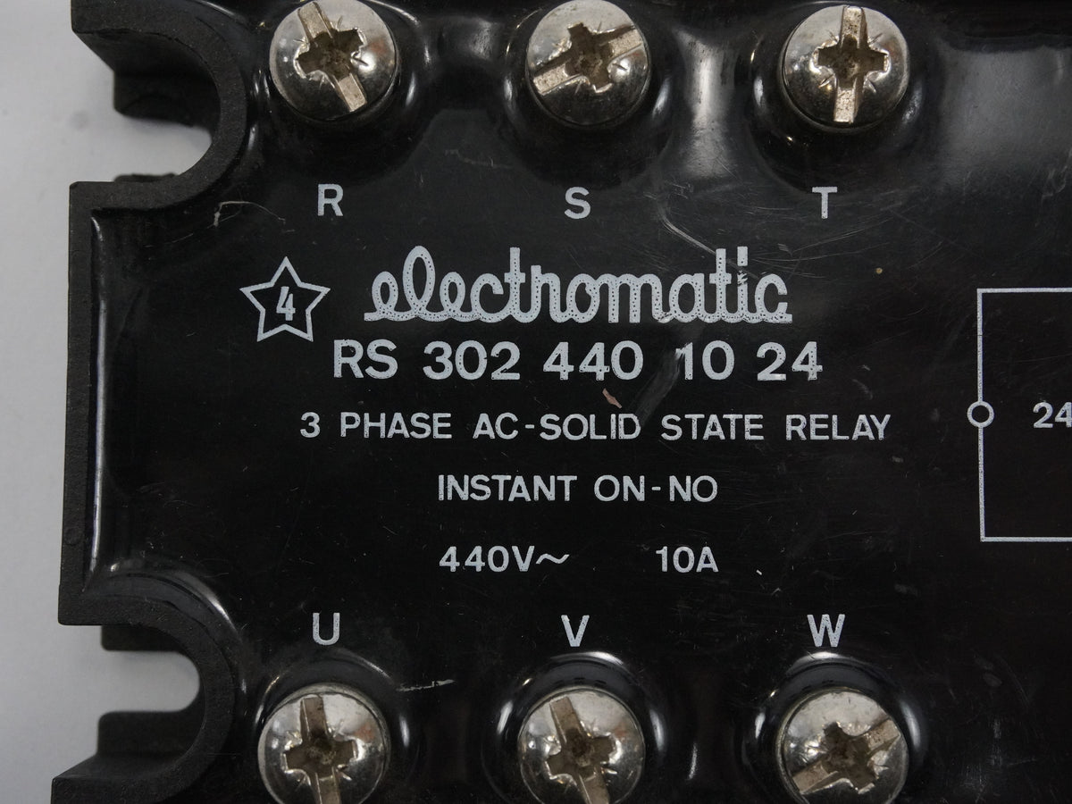 Electromatic RS 302 440 10 24 3 Phase AC Solid State Relay 24V