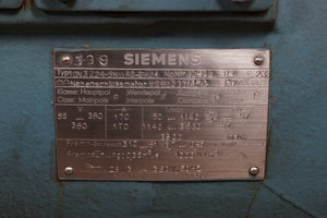 Siemens 1GN3224-5WU40-6HU1 Shunt Motor 380V 170A 1/min 3900 57kW