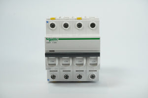 Schneider Electric A9F04720 iC60N C 20A 4-Pole Miniature Circuit Breaker