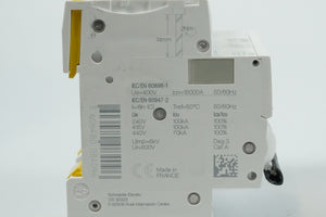 Schneider Electric A9F94402 iC60L C2A 4-Pole Miniature Circuit Breaker