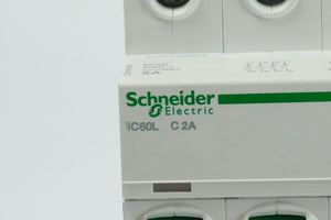 Schneider Electric A9F94402 iC60L C2A 4-Pole Miniature Circuit Breaker