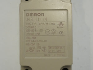 Omron D4B-1111N D4B-1111N Limit Switch