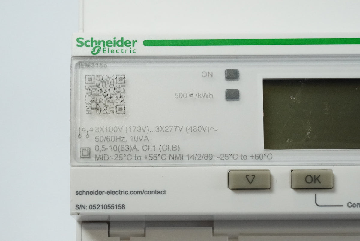 Schneider Electric A9MEM3155 iEM3155 Three Phase Energy Meter