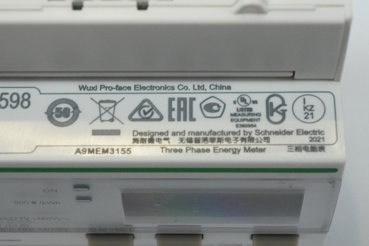 Schneider Electric A9MEM3155 iEM3155 Three Phase Energy Meter