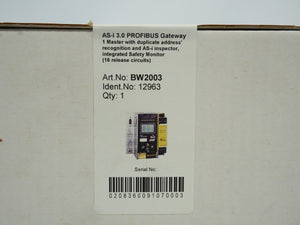 BW2003 AS-i 3.0 PROFIBUS Gateway 1