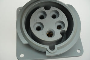 Abb 2CMA166982R1000 432RAU6W Panel Socket, Angled, Unified Flange