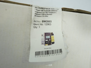 Bihl+Wiedemann BW2003 AS-i 3.0 PROFIBUS Gateway
