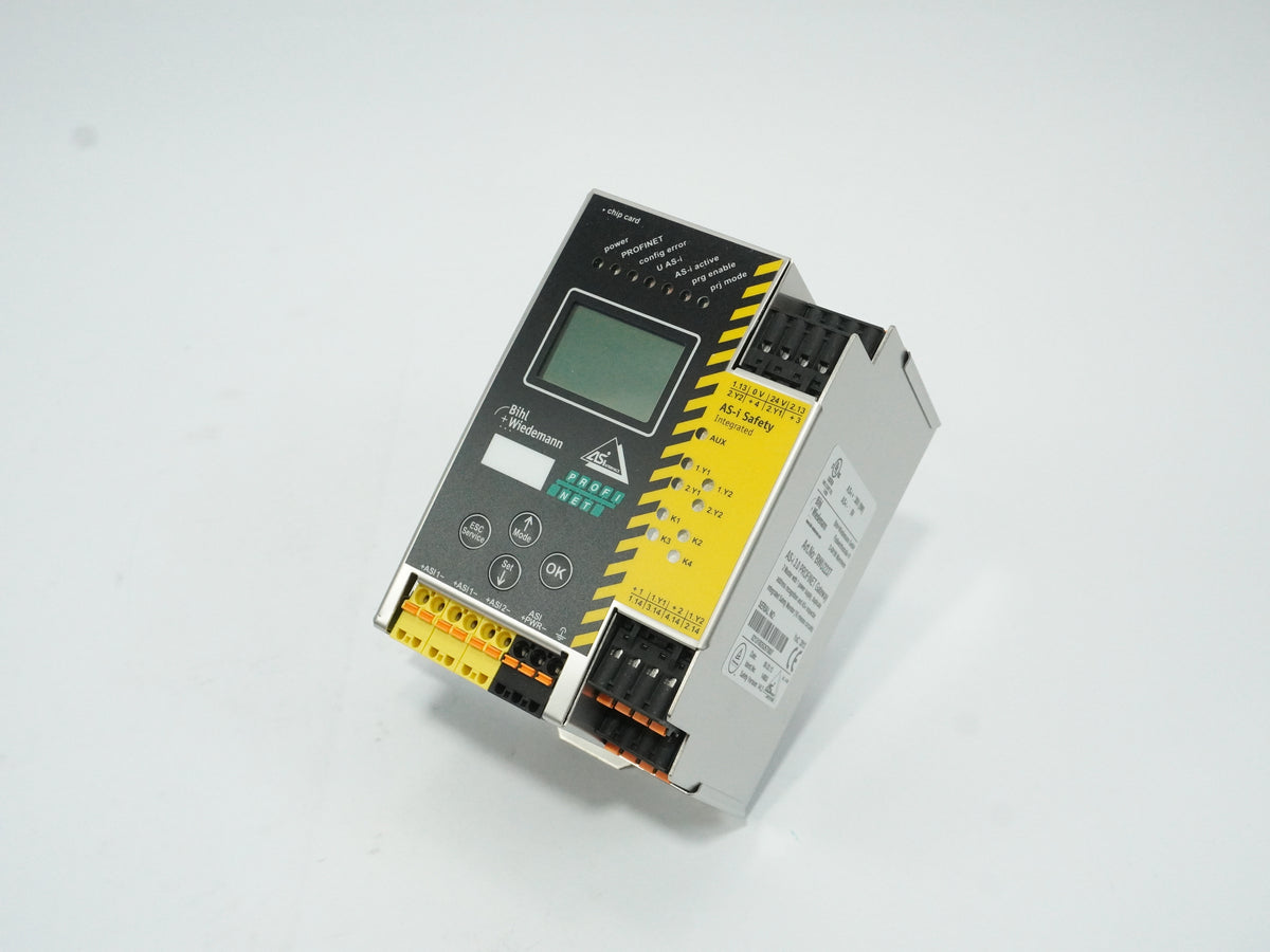 Bihl+Wiedemann BWU2237 AS-i 3.0 PROFINET Gateway 2 Master with Safety Monitor