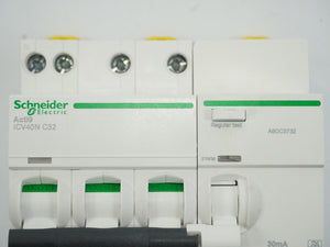 Schneider Electric A9DC3732 iCV40N C32 Acti9 3P Residual Current Breaker 30mA