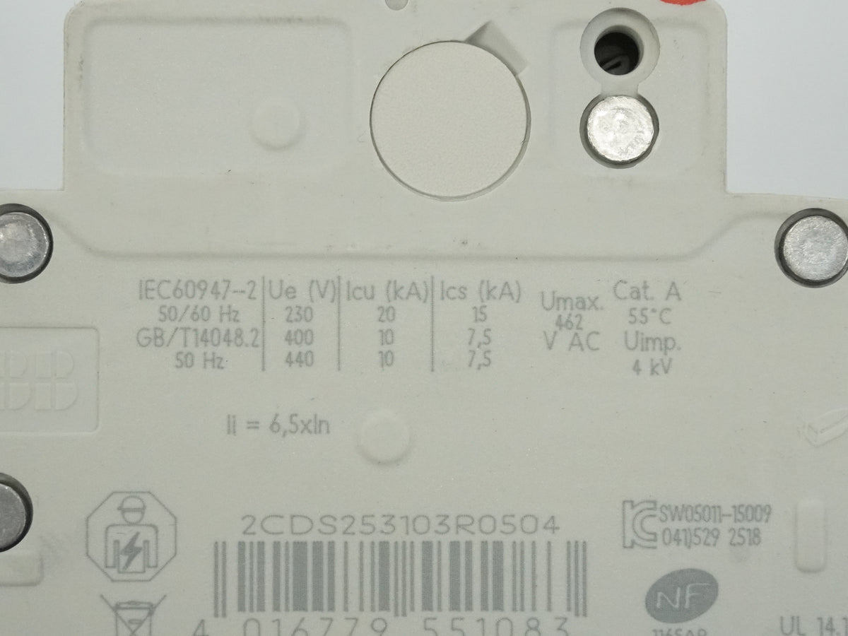 Abb 2CSB204592R3630 DDA204 B APR M134I Residual Current Device 0,3A Un: 415V