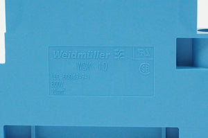 Weidmüller 1186750000 WDK 10 BL Terminal Block Batch 45pcs.