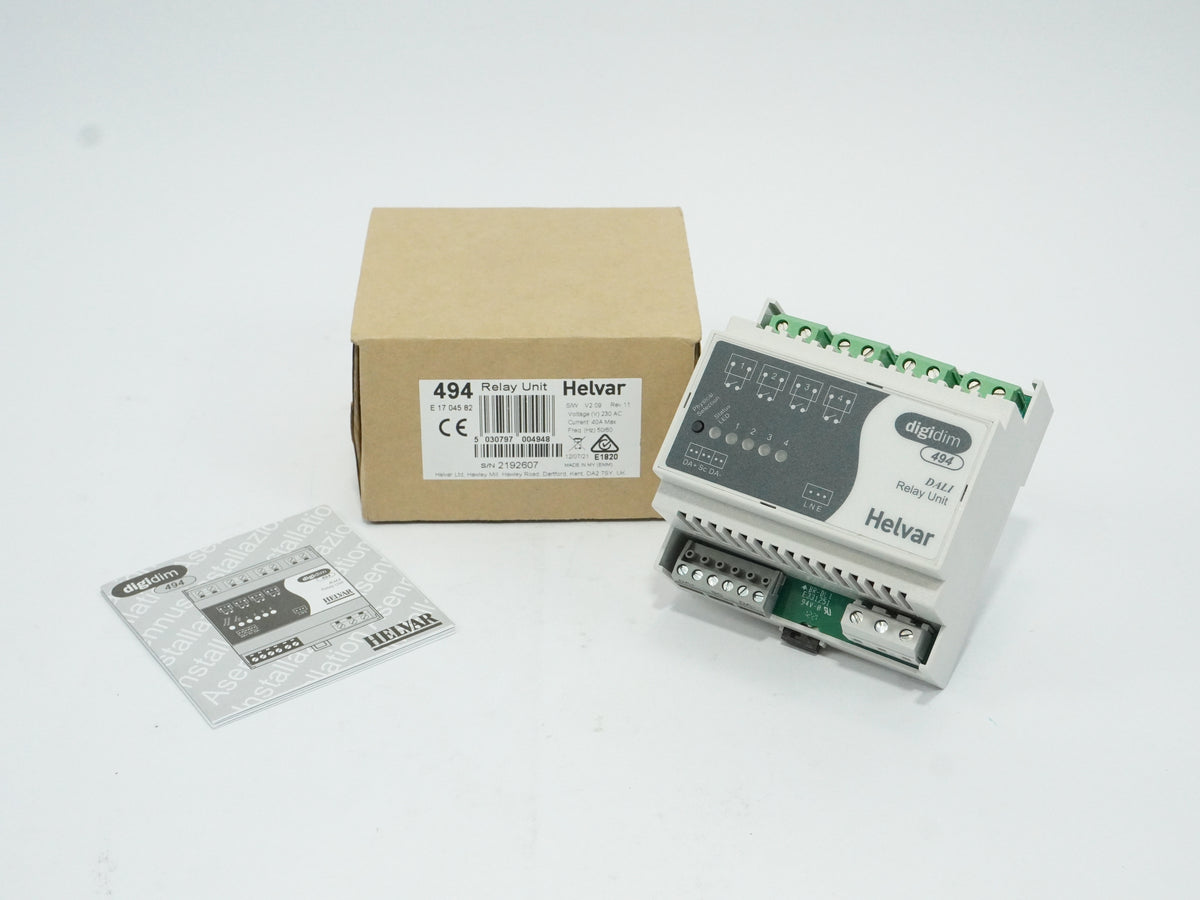 Helvar 494 494 Relay Unit 230VAC 40A 50/60Hz