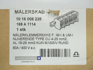Lauritz Knudsen 10 16 008 228 Meter Cabinet Meter Terminal Block for IM-I & UM-I