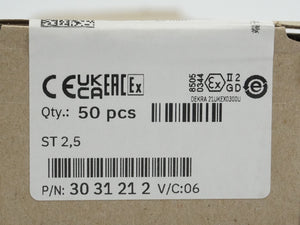 PheonixCon 3031212 ST 2,5 Terminal Block Batch 50 pcs.