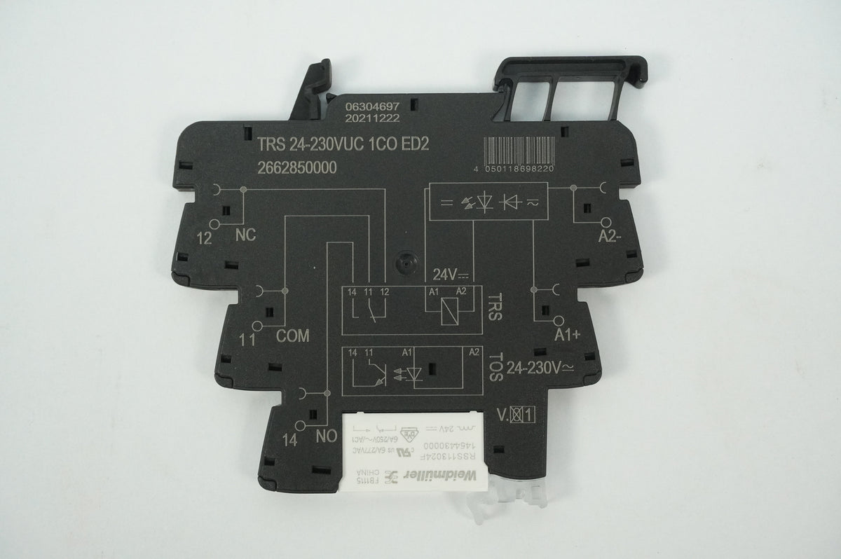 Weidmüller 2662850000 TRS 24-230VUC 1CO ED2 Batch 7pcs.