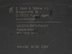 E. Dold & Söhne KG UG3076.15PS/PA007 Interface Relay
