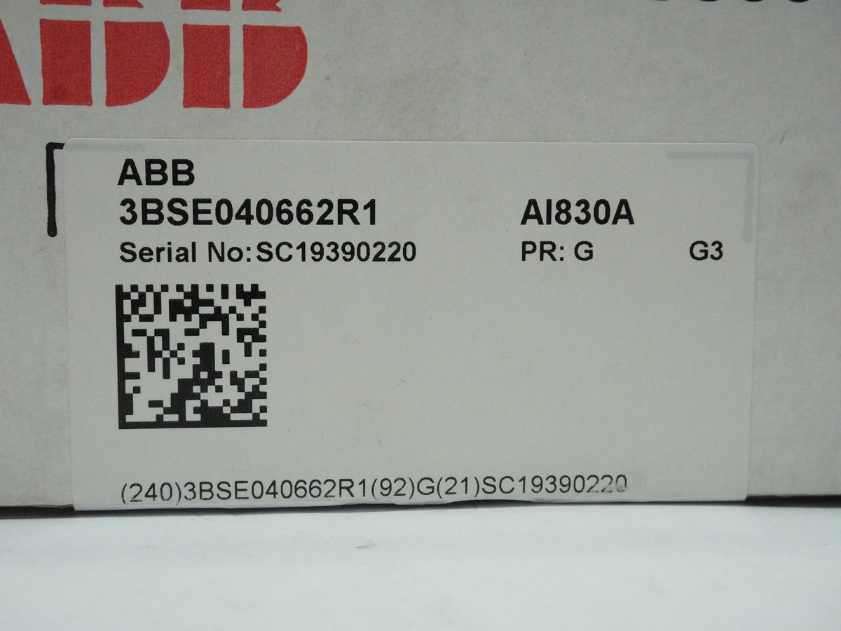Abb 3BSE040662R1 AI830A Analog Input Module