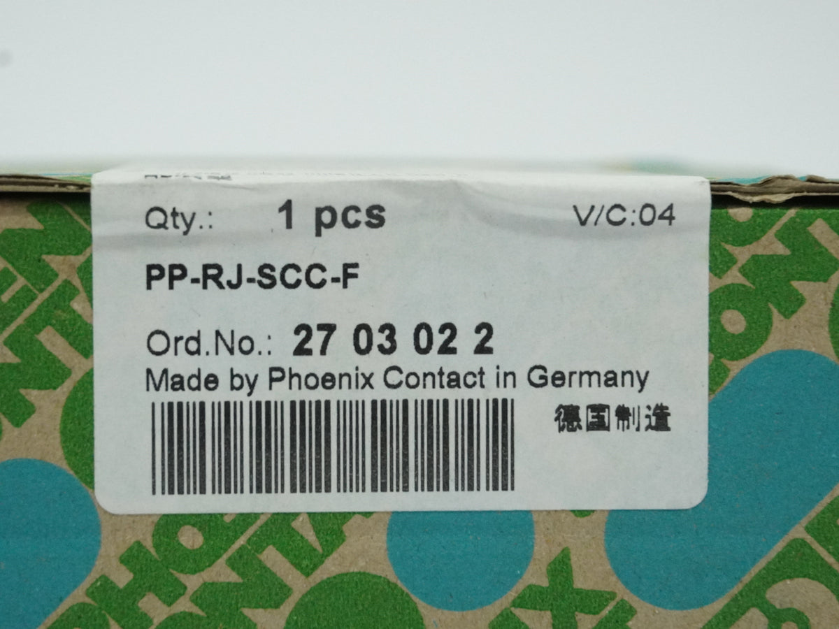 Phoenix Contact 2703022 PP-RJ-SCC-F Ethernet Patch Panel