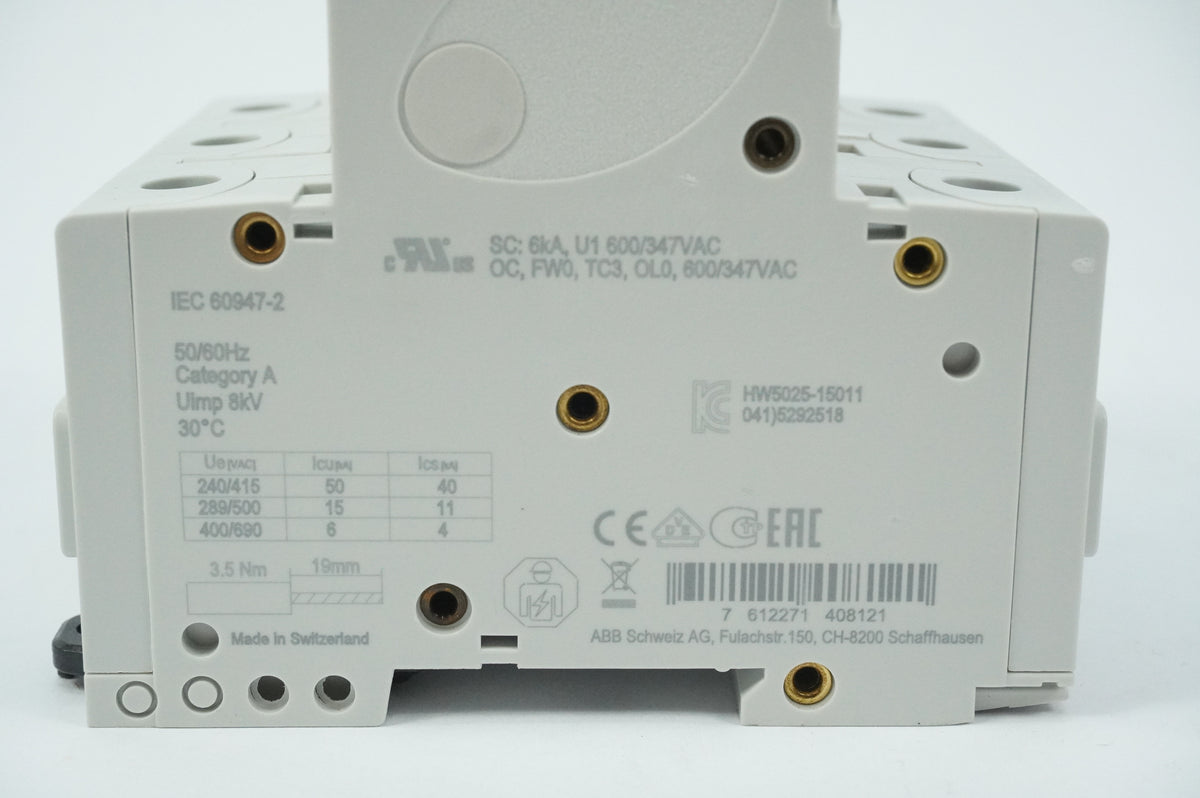 Abb 2CCS863001R0065 S803S-B6 High Performance MCB