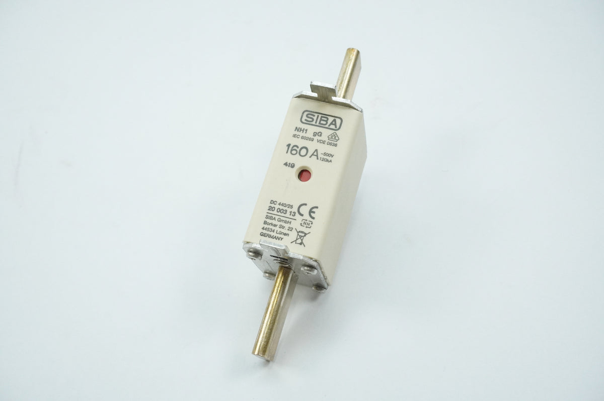 Siba 2000313.160 NH Fuse-Link 160A gG 500V NH1