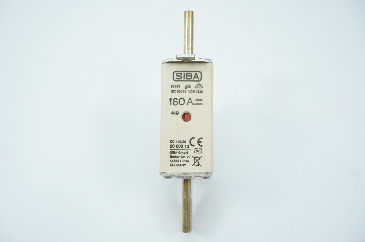 Siba 2000313.160 NH Fuse-Link 160A gG 500V NH1