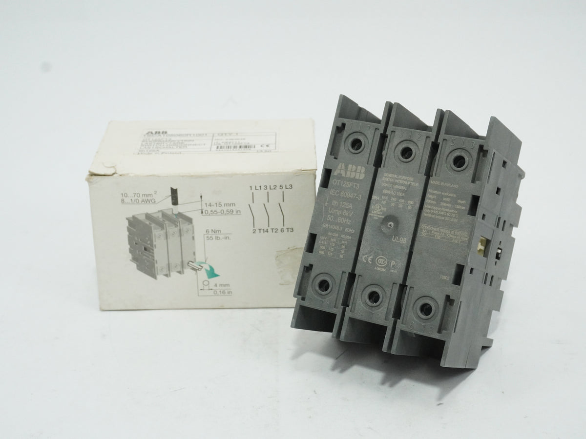 ABB 1SCA105060R1001 OT125FT3 Switch-Disconnect