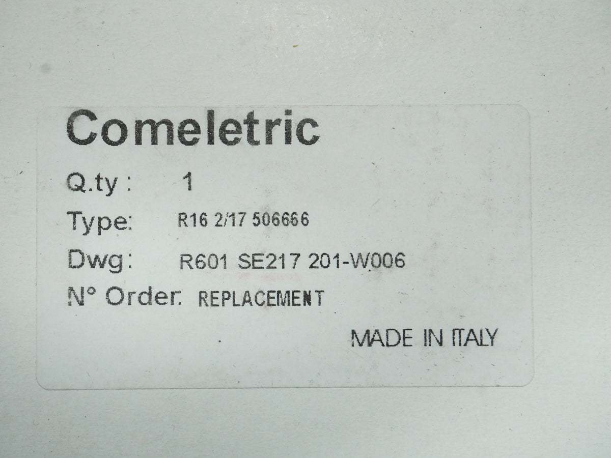 Comeletric R16 2/17 506666 Control and Rotary Switch