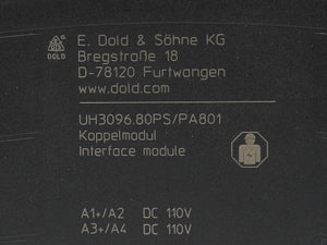 E. Dold & Söhne UH3096.80PS/PA801 UH3096.80PS/PA801 Interface Module