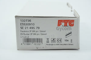 FTG ESS30910 EV Busbar 3P 9M pin 10mm² L1-L2-L3