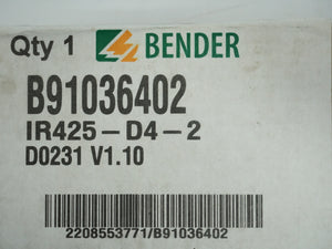 Bender B91036402 IR425-D4-2 Insulation Monitoring Device