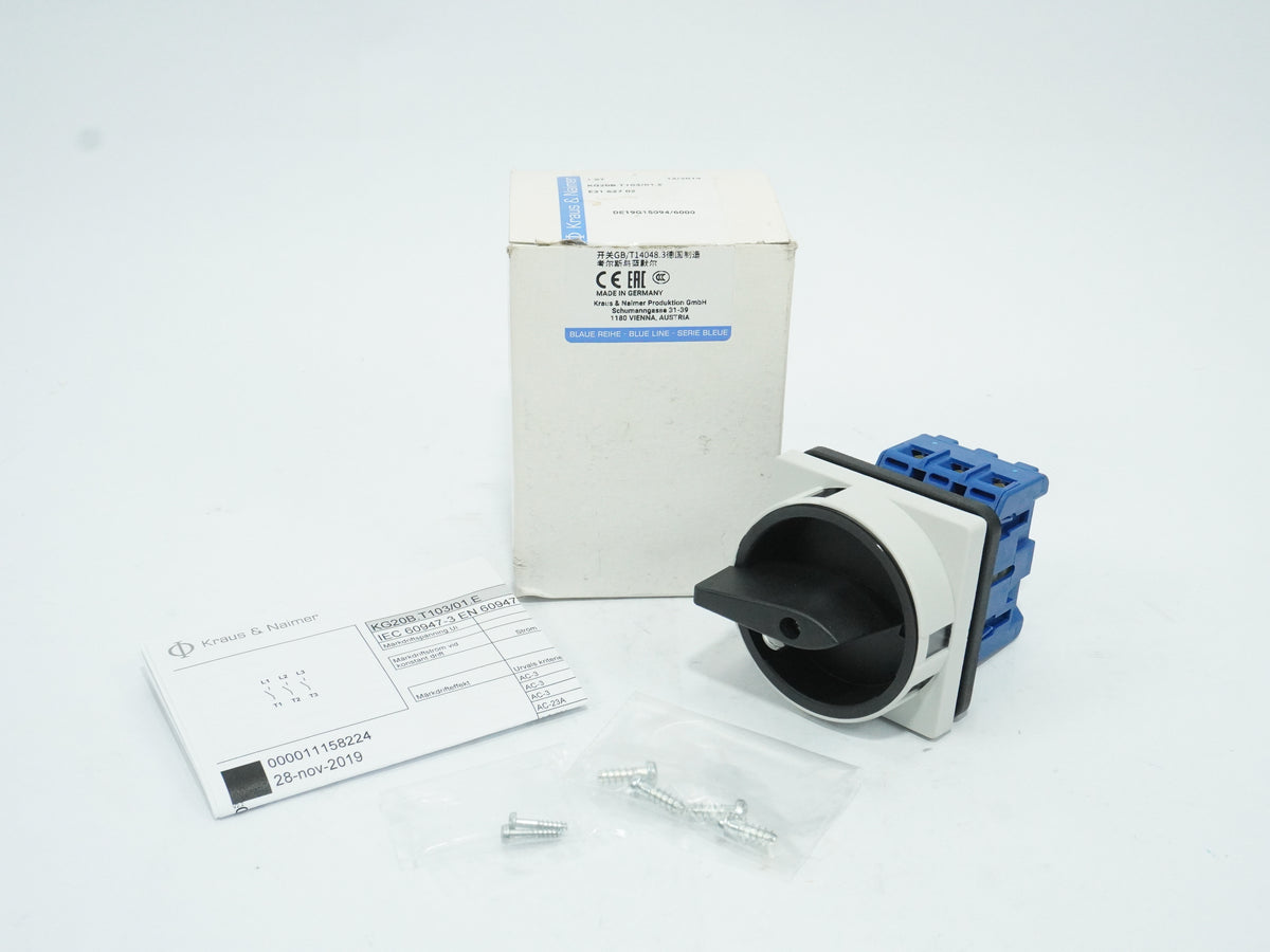 KRAUS & NAIMER KG20B T103/01.E Cam Switch - Blue Line