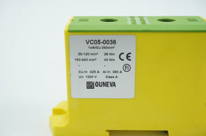 Ouneva VC05-0036 Earth Terminal Block 1xAl/Cu 240mm²