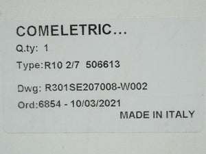 Comeletric R301SE207008-W002 R10 2/7 Rotary Control and Selector Switch