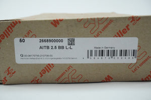 Weidmüller 2668900000 AITB 2.5 BB L-L