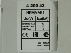 Legrand 420041 Box Molded DPX³ MCCB 25A 3P 25kA Circuit Breaker