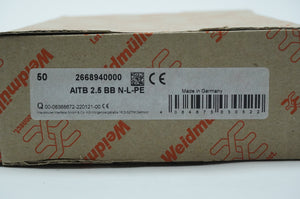 Weidmüller 2668940000 AITB 2.5 BB N-L-PE