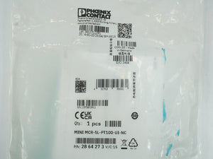 Phoenix Contact 2864273 MINI MCR-SL-PT100-UI-NC Temperature Transmitter