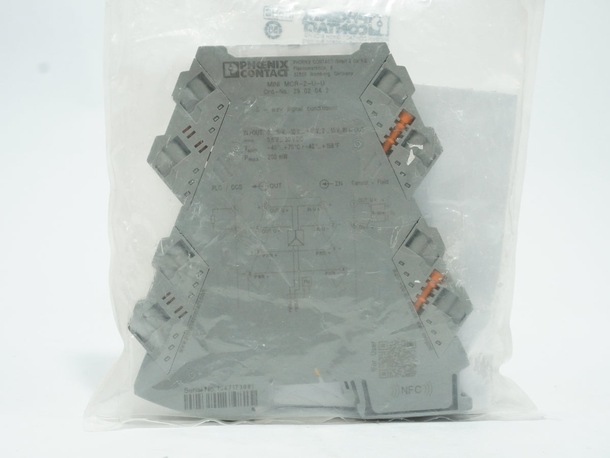 Phoenix Contact 2902042 MINI MCR-2-U-U 3-way Isolating Amplifier