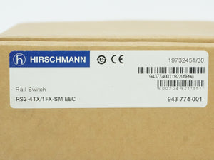 Hirschmann 943 774-001 RS2-4TX/1FX-SM EEC Rail Switch