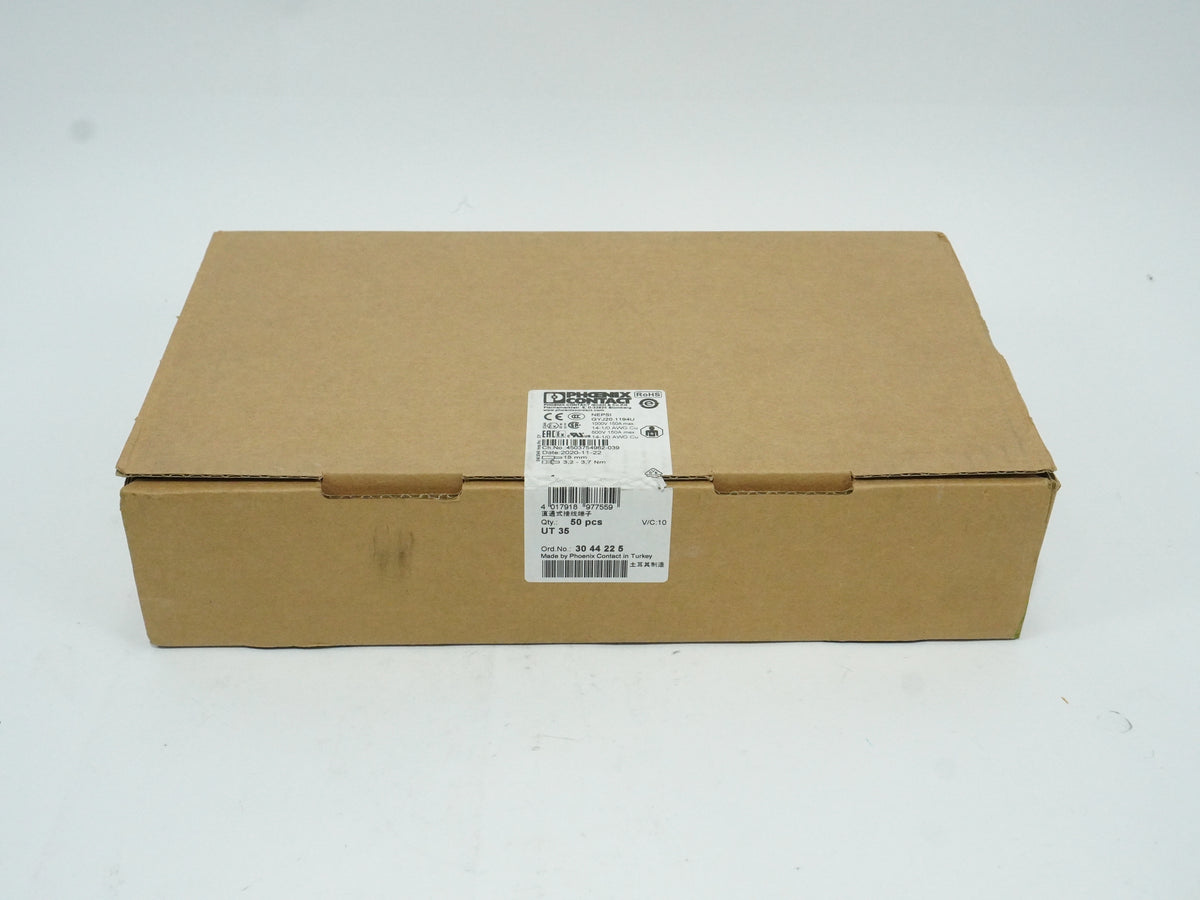 Phoenix Contact 3044225 UT 35 Feed-Through Terminal Block Batch 50 Pcs.