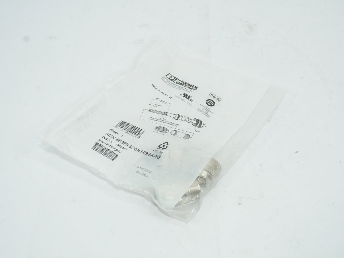 Phoenix Contact 1508365 SACC-M12FS-5CON-PG9-SH-AU M12 Female Connector 5-Pin
