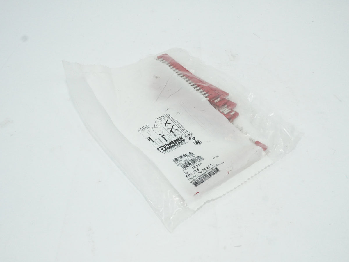 Phoenix Contact 3030226 FBS 20-5 Plug-in Bridge Batch 10 Pcs.