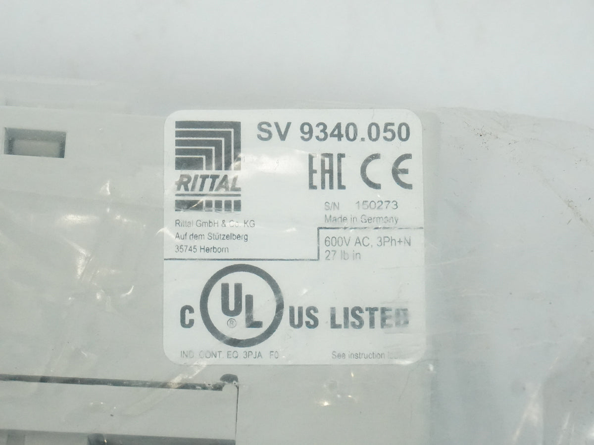 Rittal SV 9340.050 SV 9340.050 Busbar Support E-Cu 15x5 - 30x10mm  Batch 4 Pcs.