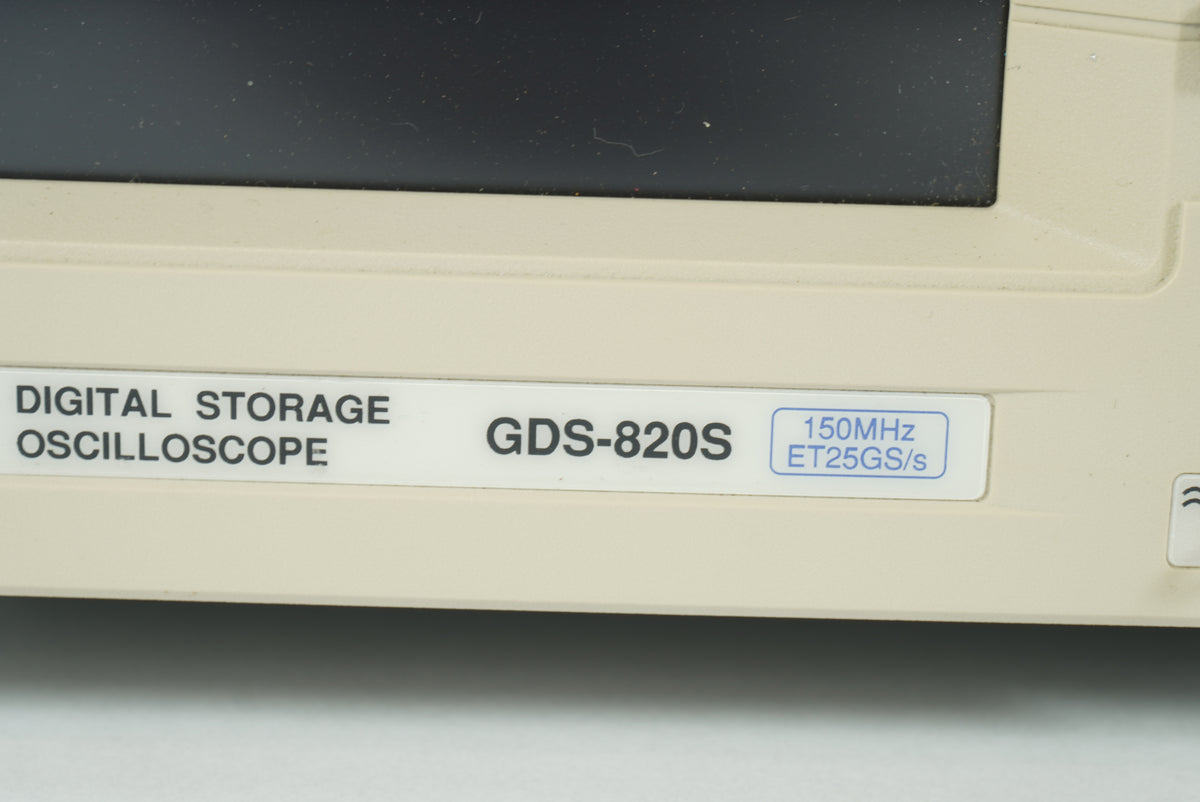 GW Instek GDS-820S GDS-820S Digital Storage Oscilloscope 150MHz 25GS/s